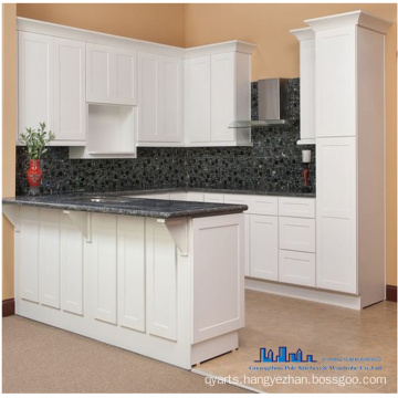 Frosted White Shaker Kitchen Cabinets